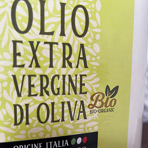 Villa Cappelli Organic 3L Extra Virgin Olive Oil.